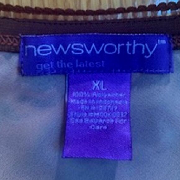 Share Similar items Sponsored See all   90s Newsworthy Pink MC Chiffon Asymmetri - Picture 8 of 8